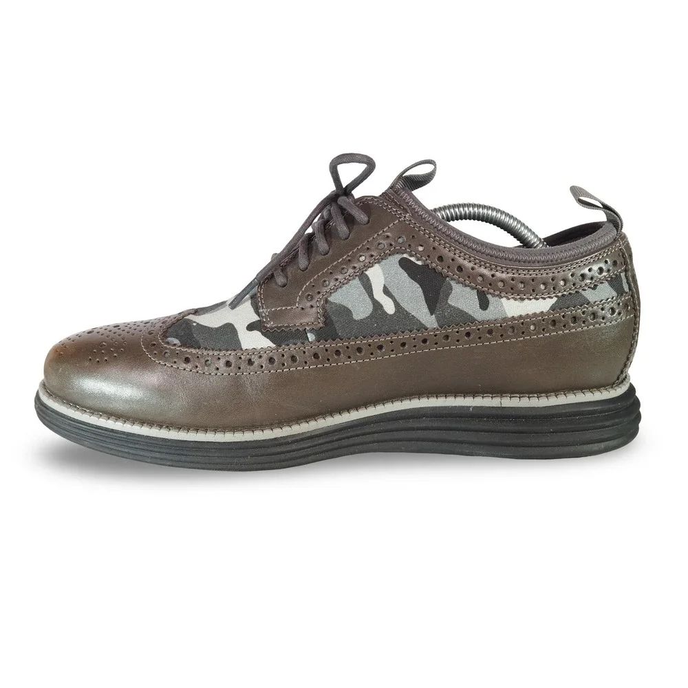 Cole Haan OriginalGrand Longwing‎ Oxford Men 10M Brown Camo Leather C36523